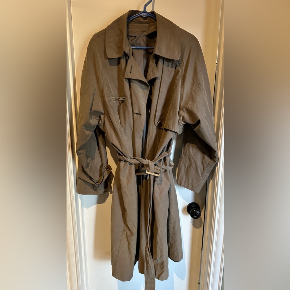 London Fog Trench Coat Size 16 Regular